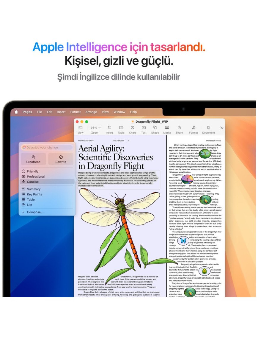 Apple MacBook Air M4 24GB 512GB SSD macOS 13" Taşınabilir Bilgisayar Yıldız Işığı MC6A4TU/A