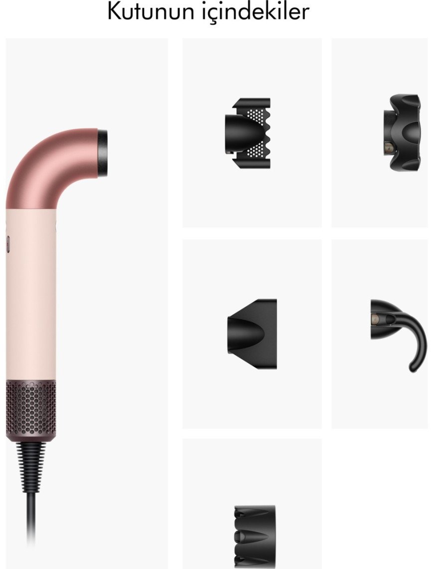 Dyson Supersonic R™ Saç Kurutma Makinesi Düz+Dalgalı (Ceramic Pink)